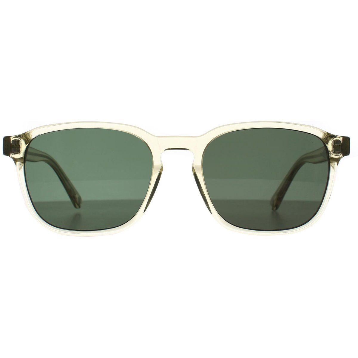 Sonnenbrille mit quadratischem Rahmen und dunklen Gläsern
