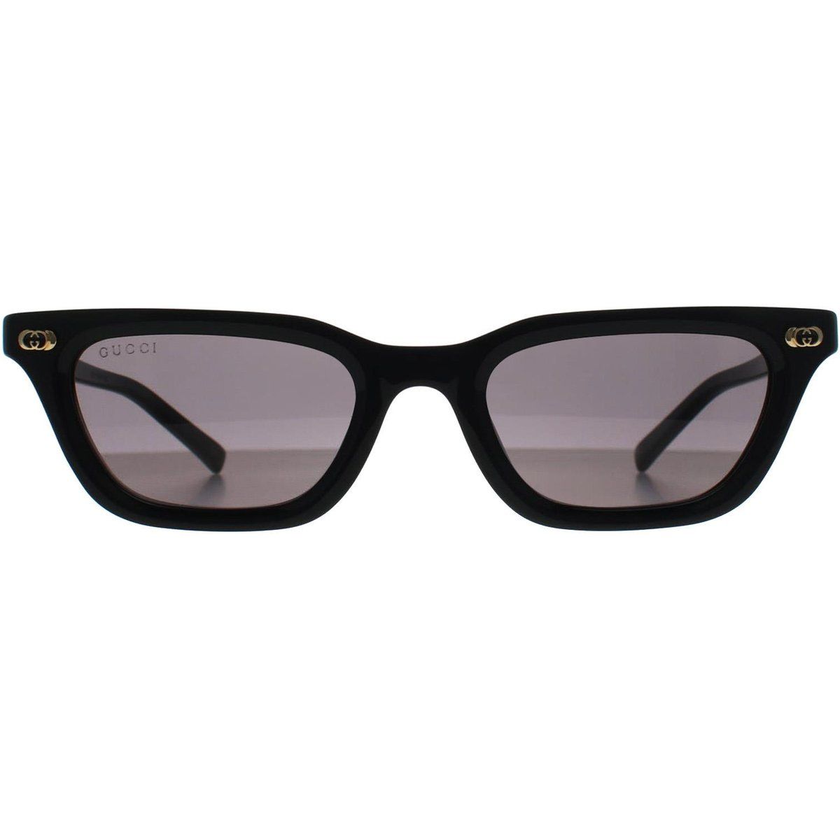 Klassische Cat-Eye-Sonnenbrille in Schwarz