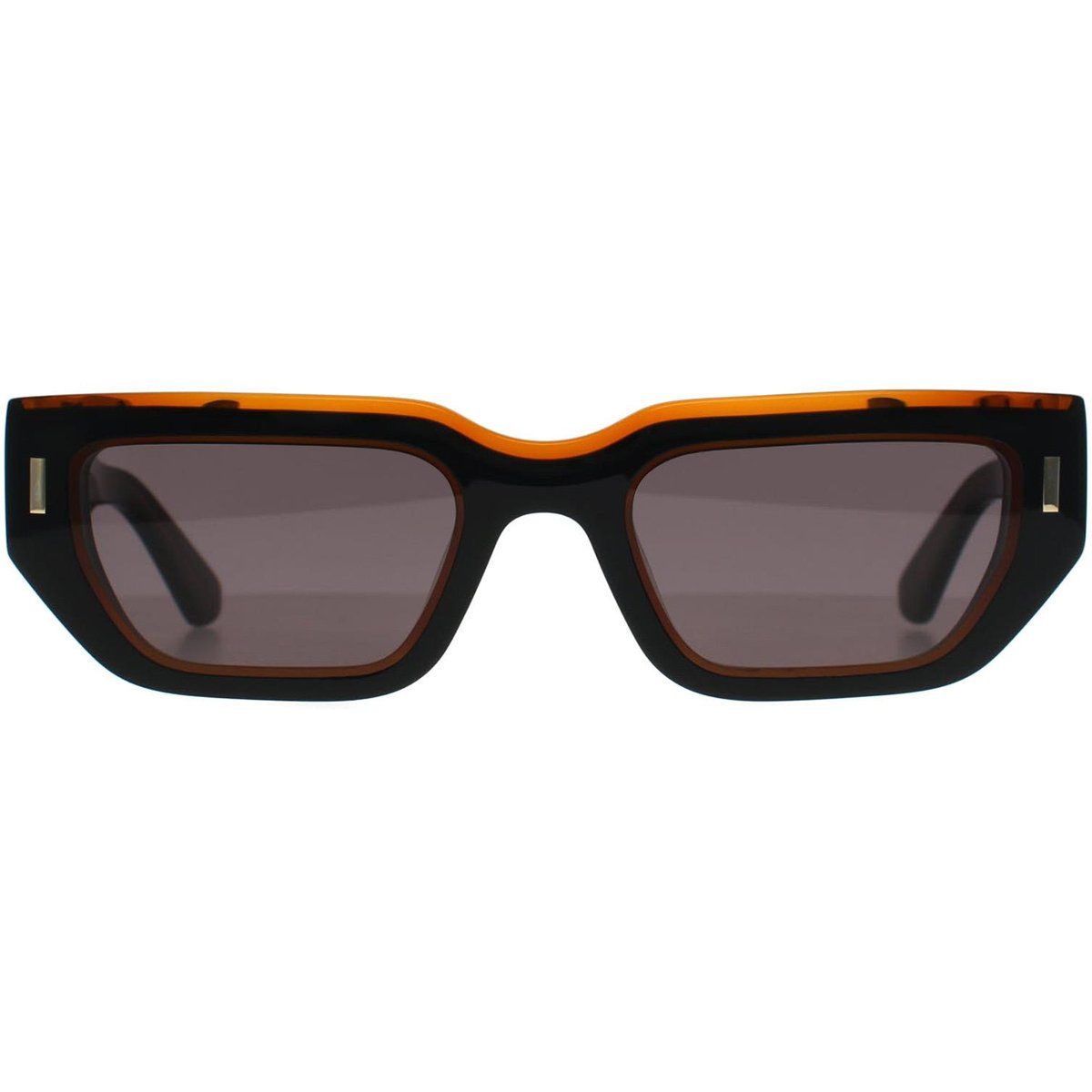 Rechteckige Sonnenbrille mit Schildpatt-Akzent
