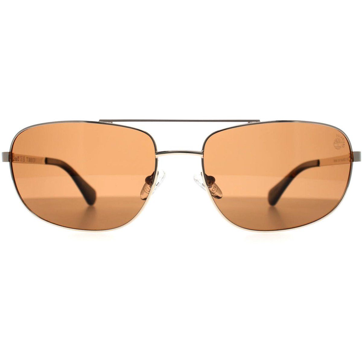 Aviator Sonnenbrille Gold Braun Polarisiert