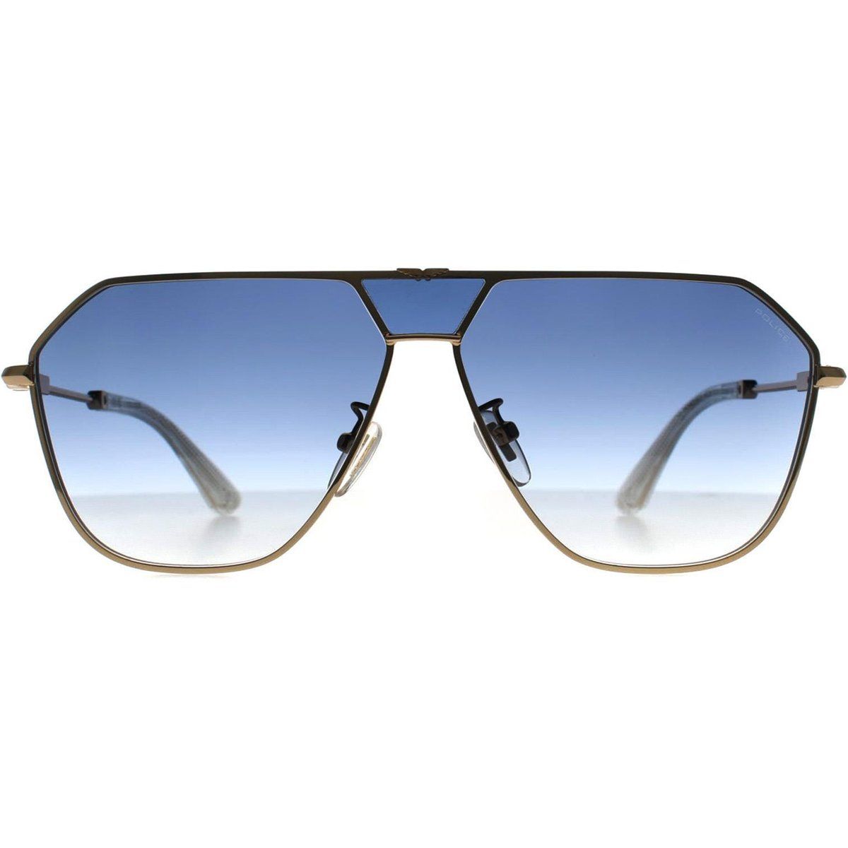 Aviator Sonnenbrille mit blauem Farbverlauf