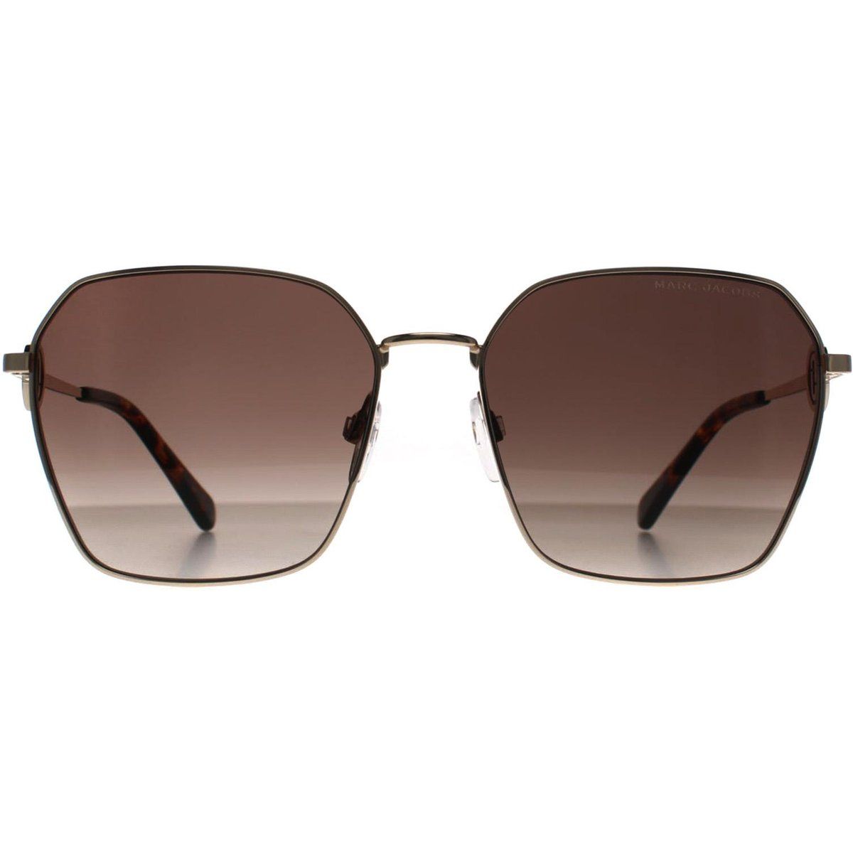 Marc Jacobs Square Damen Gold Havanna Braun Gradient MARC 729/S