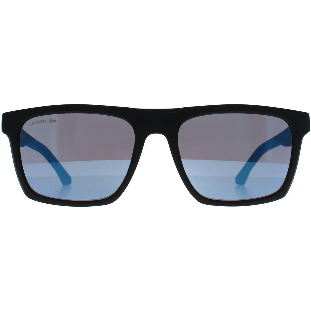 Matte Schwarze Rechteckige Sonnenbrille