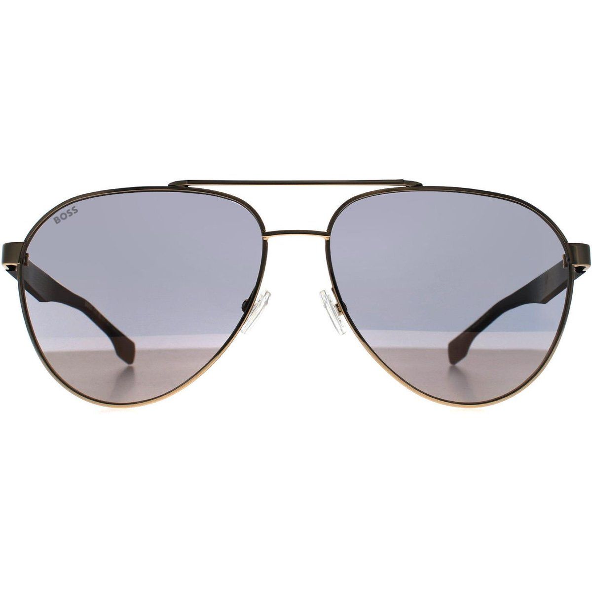 Aviator Sonnenbrille Goldrahmen Graue Gläser