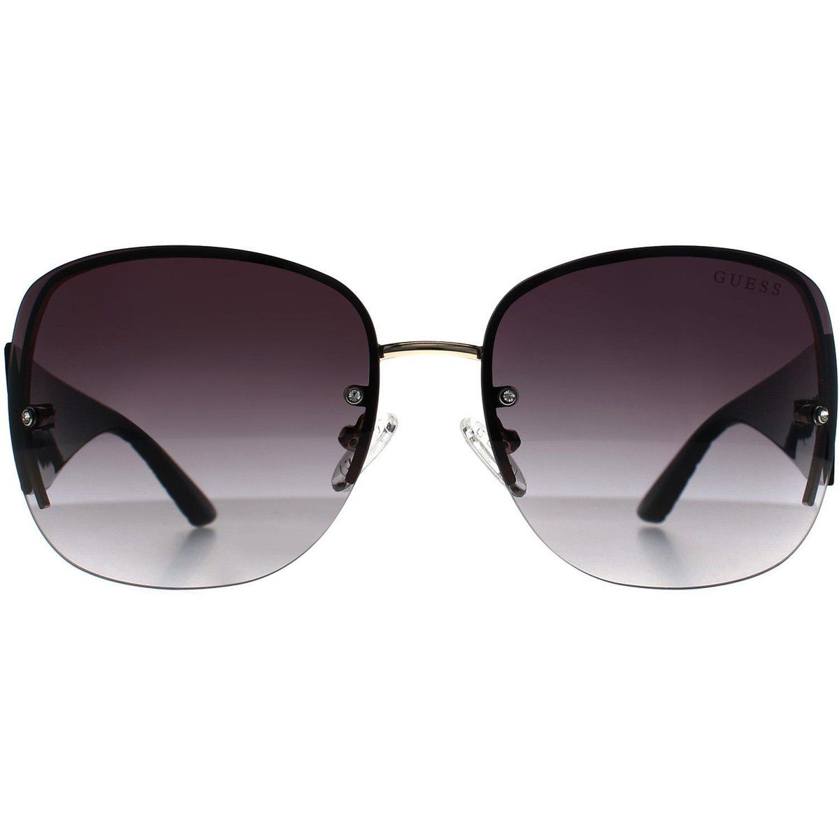 Randlose Schmetterlings-Sonnenbrille mit Farbverlauf