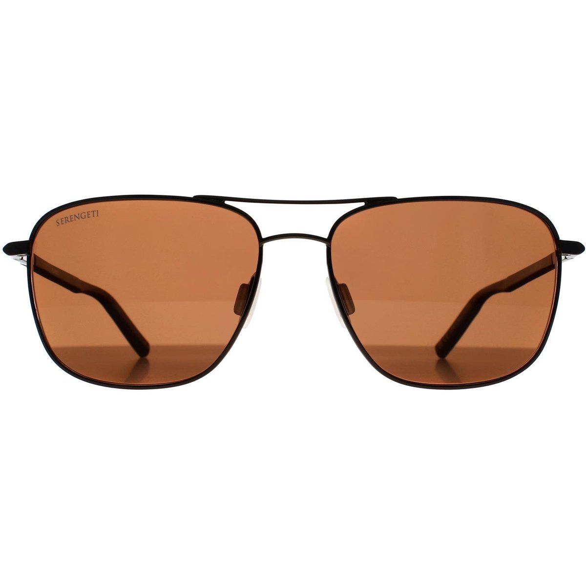 Herren Aviator Sonnenbrille Polarisiert Braune Gläser