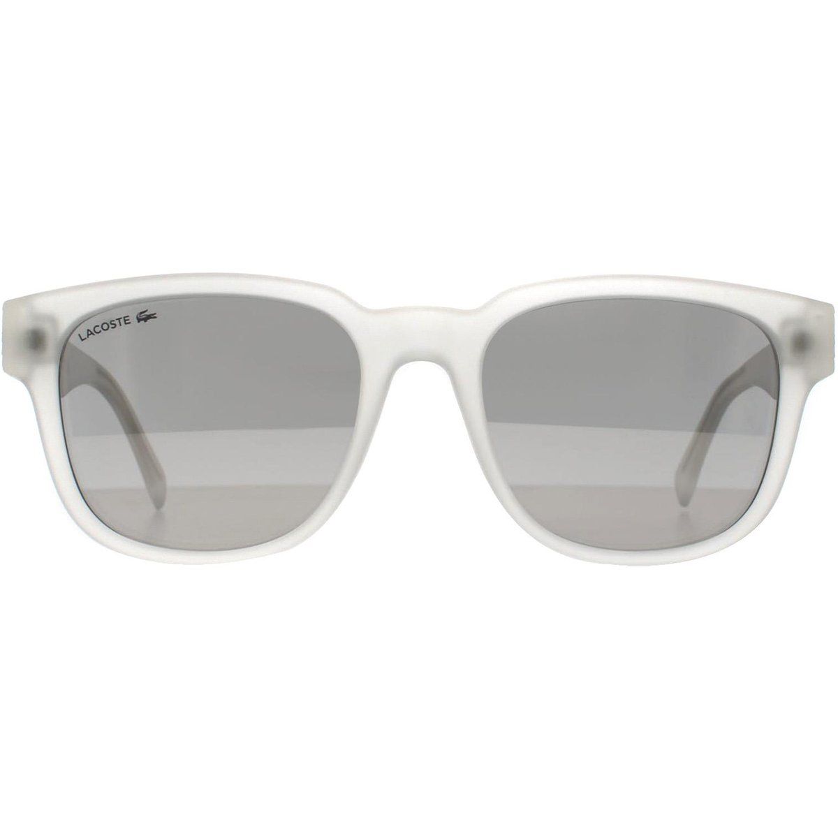 Quadratische Sonnenbrille Klar Grau
