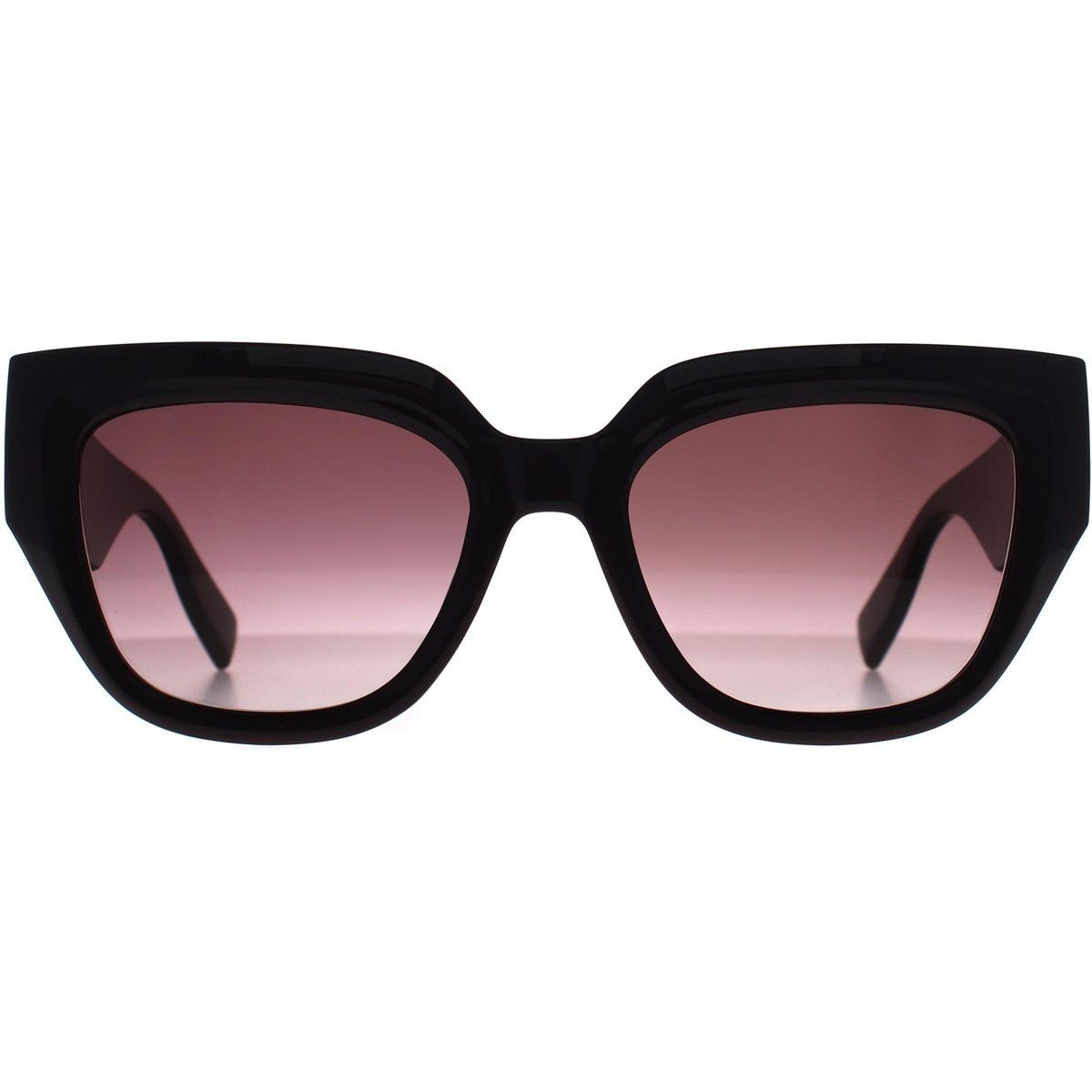 Sonnenbrille mit quadratischem Rahmen und Farbverlaufsgläsern
