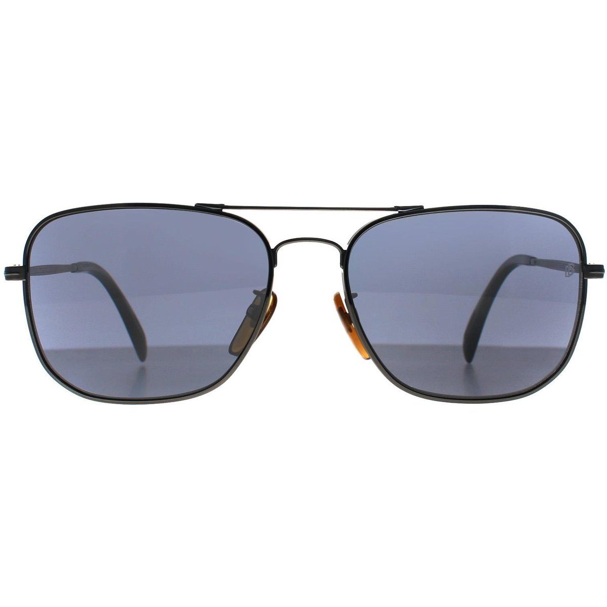 Herren Aviator Sonnenbrille Dunkel Ruthenium Grau