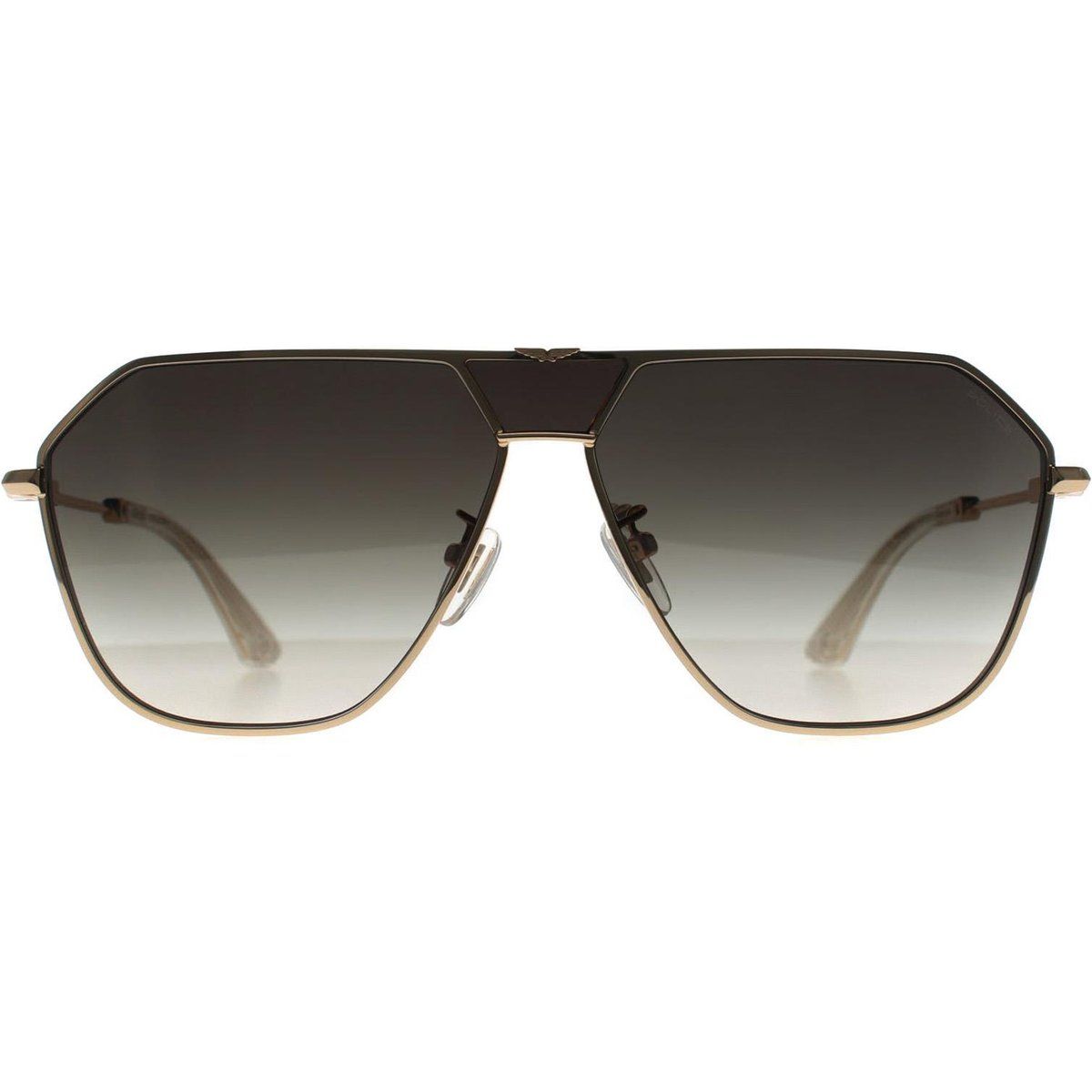 Aviator Sonnenbrille glänzend Roségold