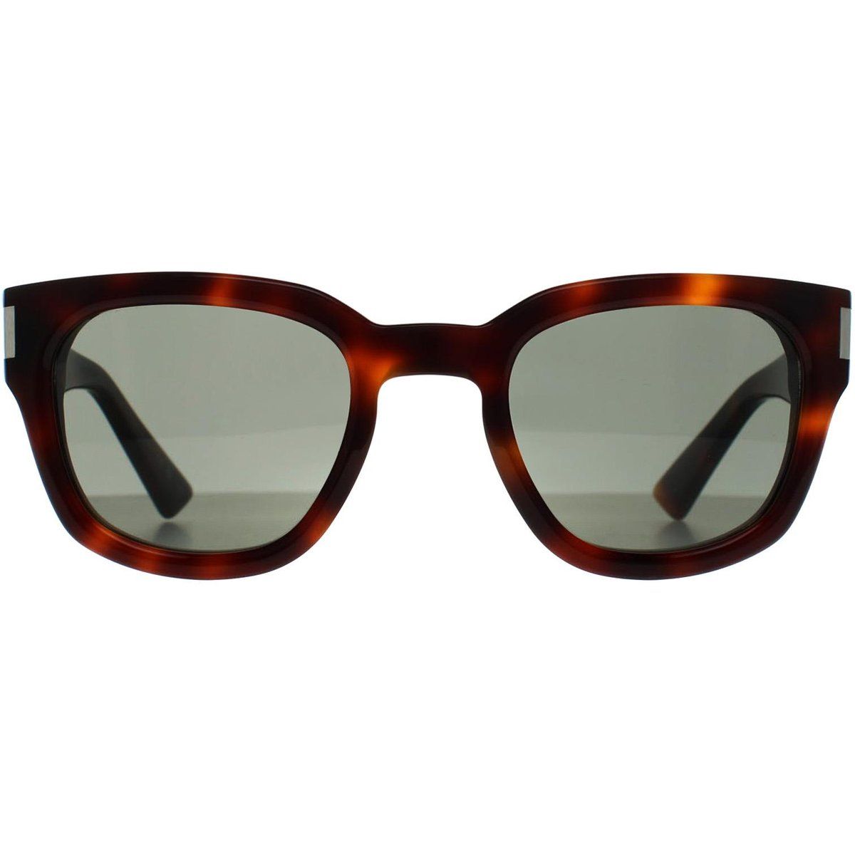 Quadratische Unisex Havanna Sonnenbrille