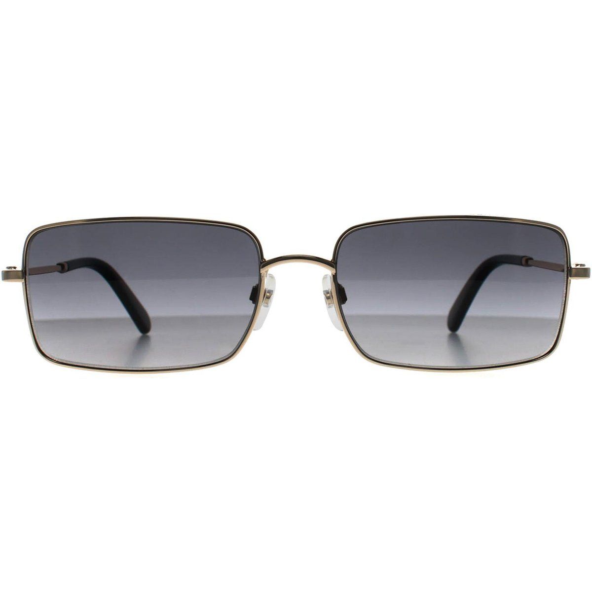 Rechteckige Sonnenbrille mit Farbverlaufsgläsern
