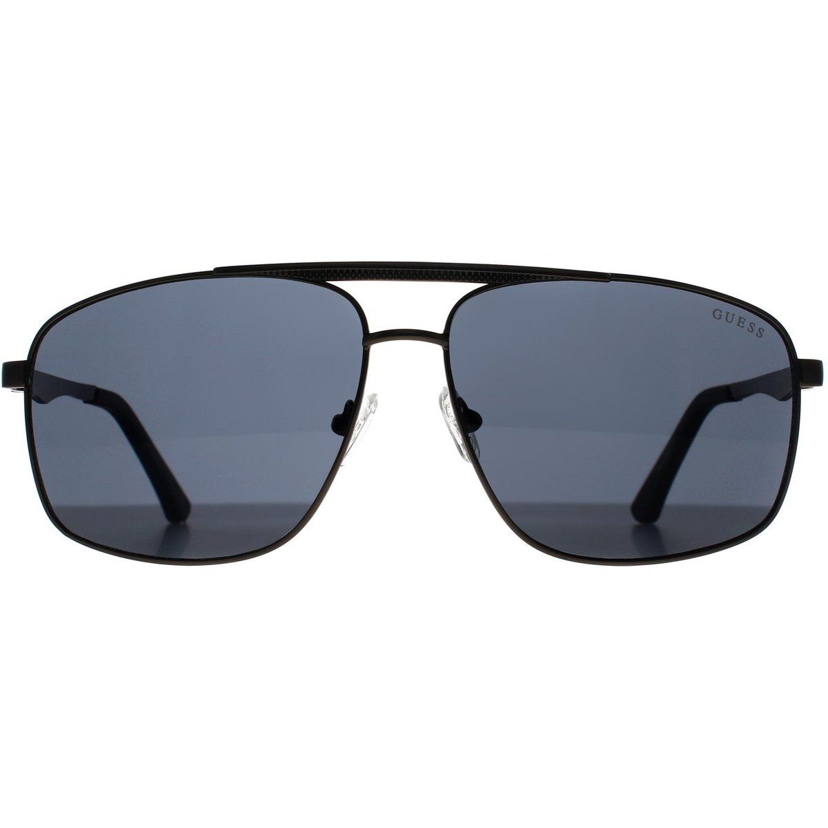Herren Aviator Sonnenbrille Matt Gunmetal