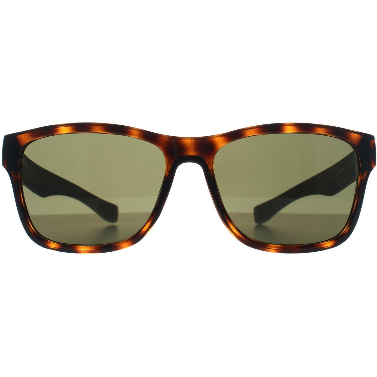 Rechteckige Sonnenbrille in Havanna-Optik