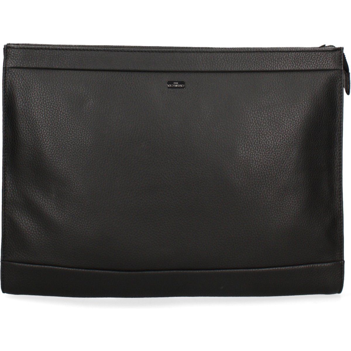 Herren Leder Reißverschluss Tasche Clutch