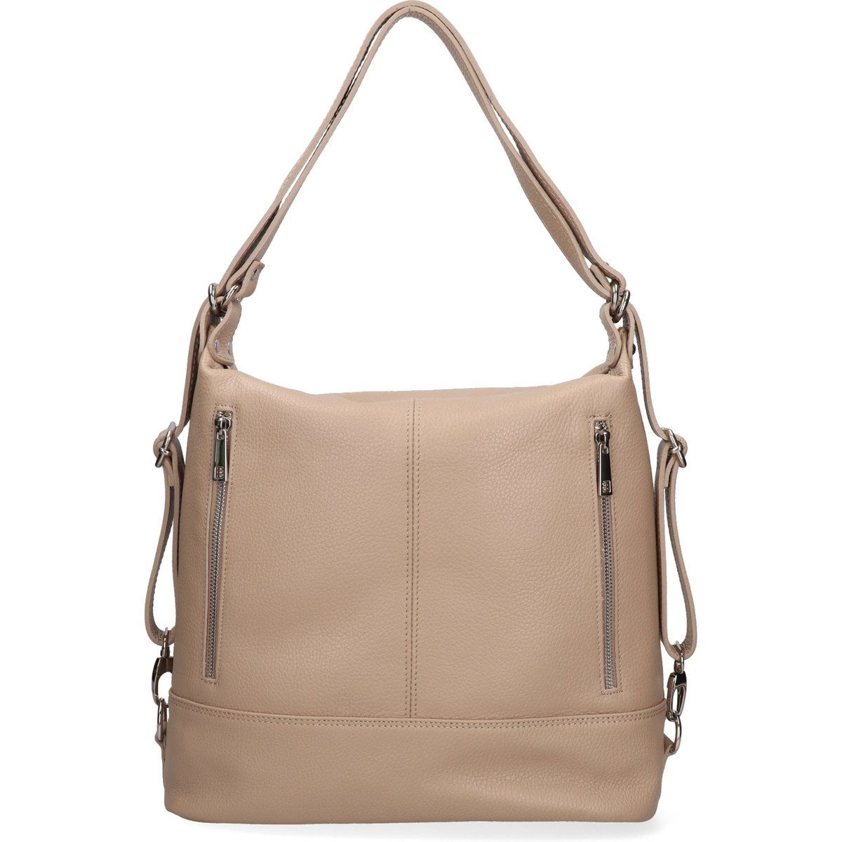 Wandelbare Leder-Umhängetasche Rucksack