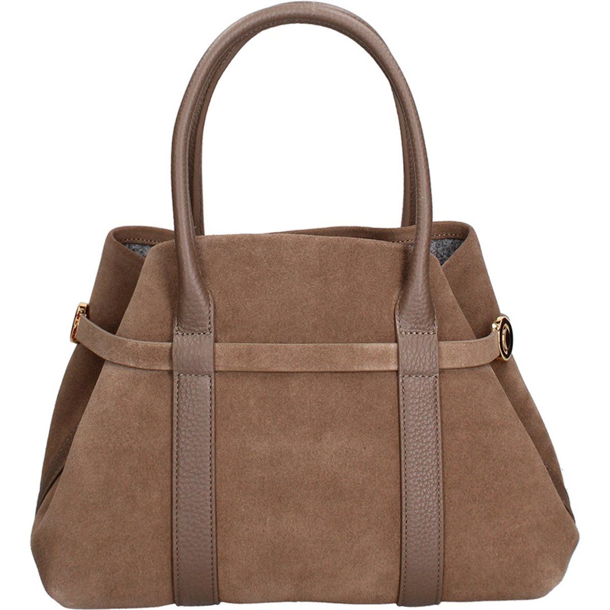 Elegante Wildleder Henkeltasche
