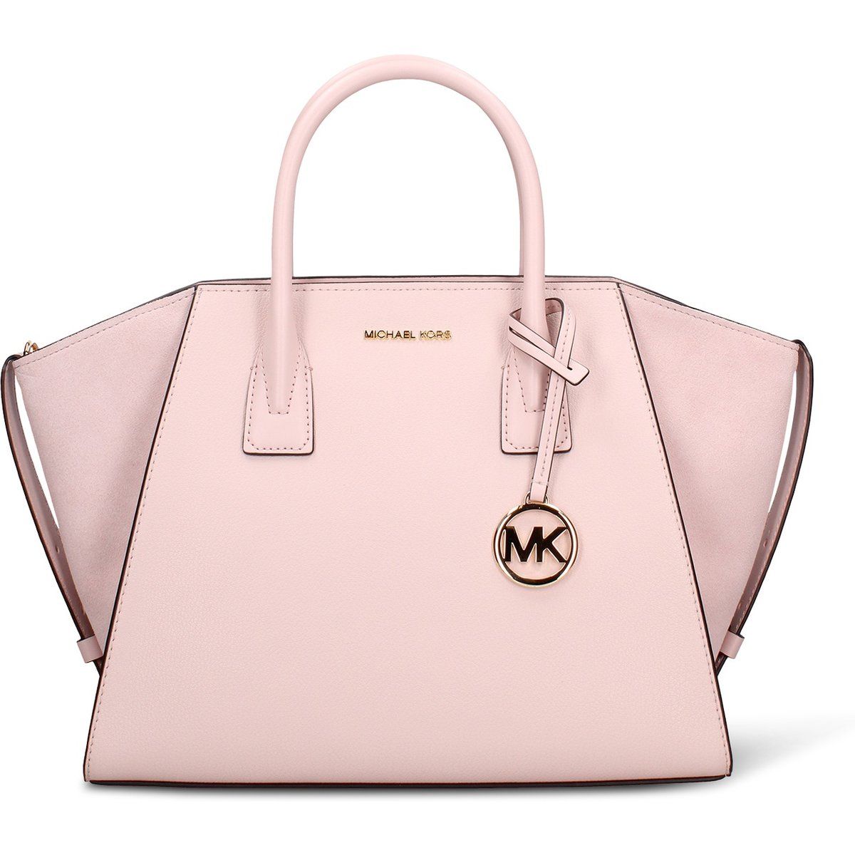 Strukturierte Ledertasche mit Anhänger