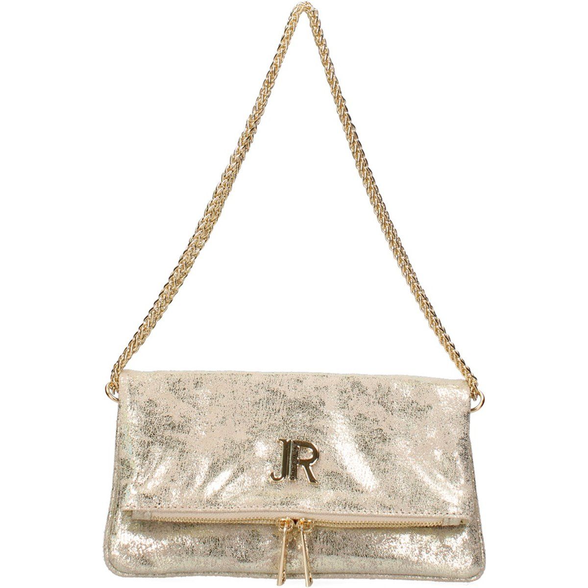 Metallic Leder Umhängetasche