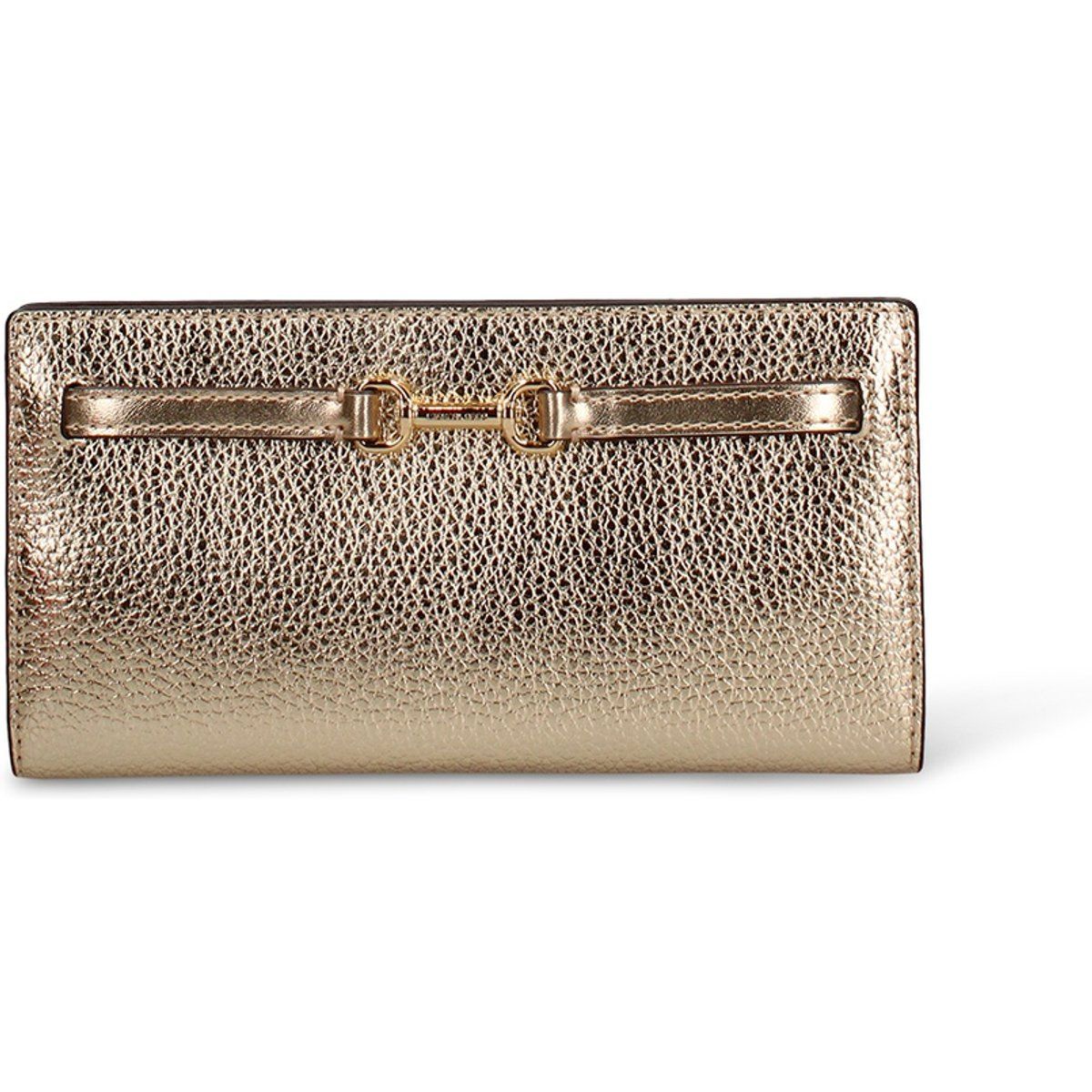 Metallic-Umschlag-Lederclutch