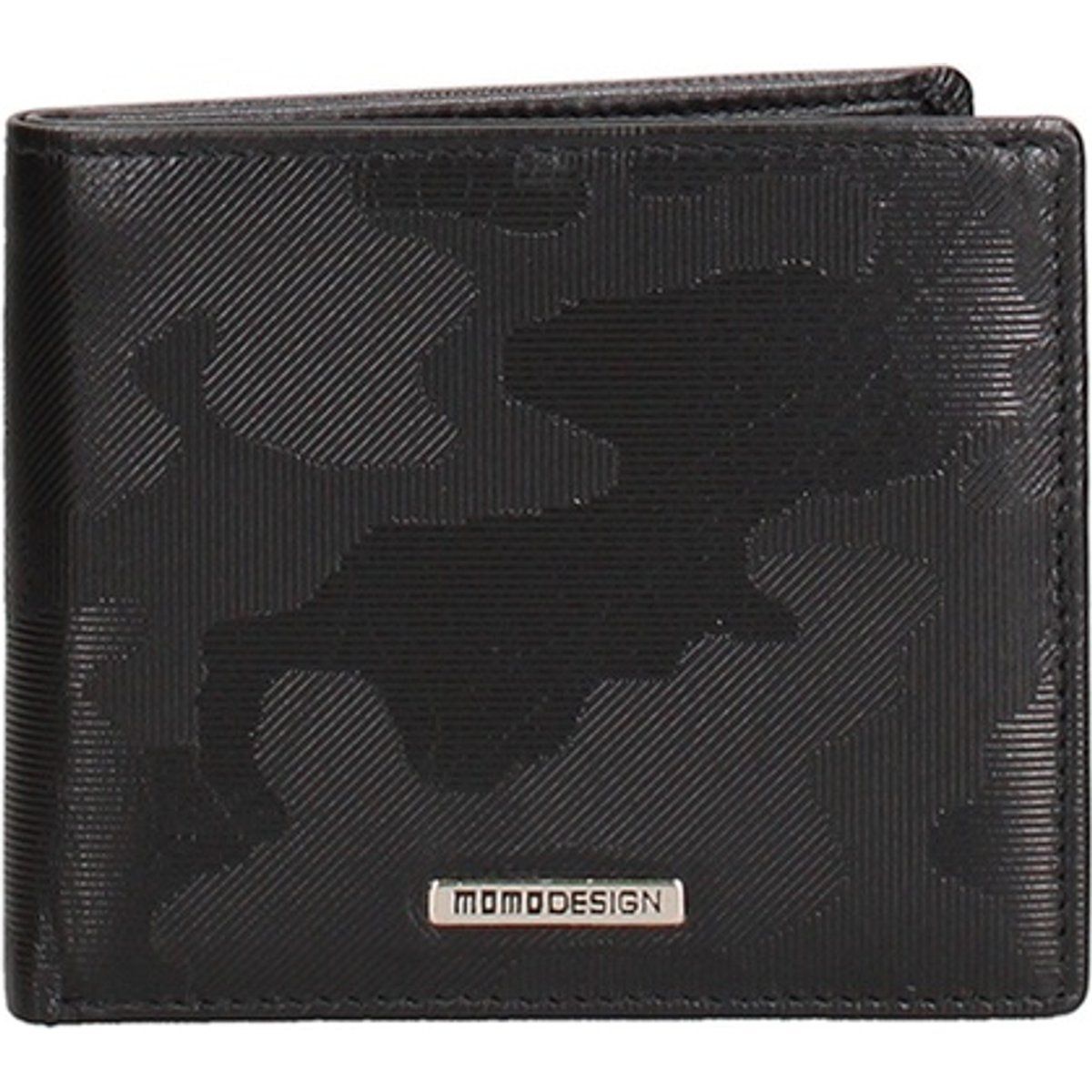 Bifold-Geldbörse aus strukturiertem Leder