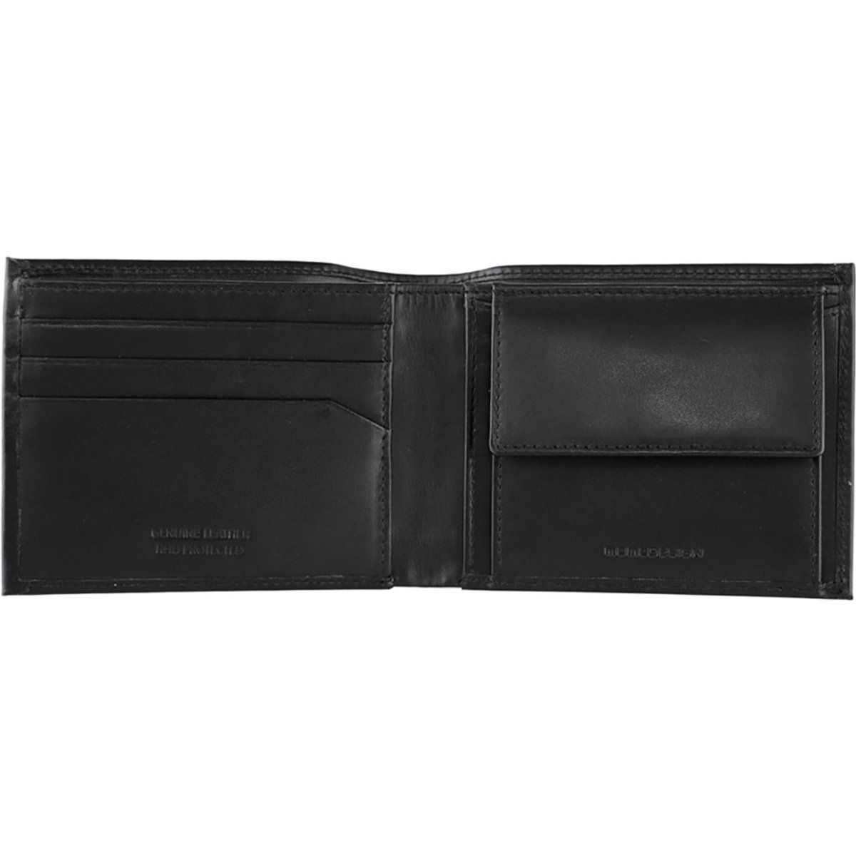 Leder-Brieftasche mit Münzfach