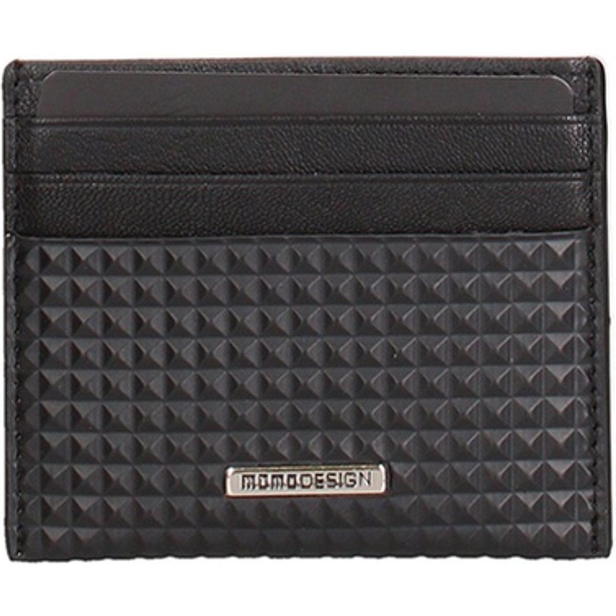 Kartenhalter-Geldbörse aus geprägtem Leder
