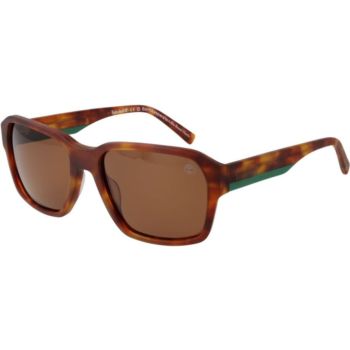 Timberland Braune Acetat-Sonnenbrille