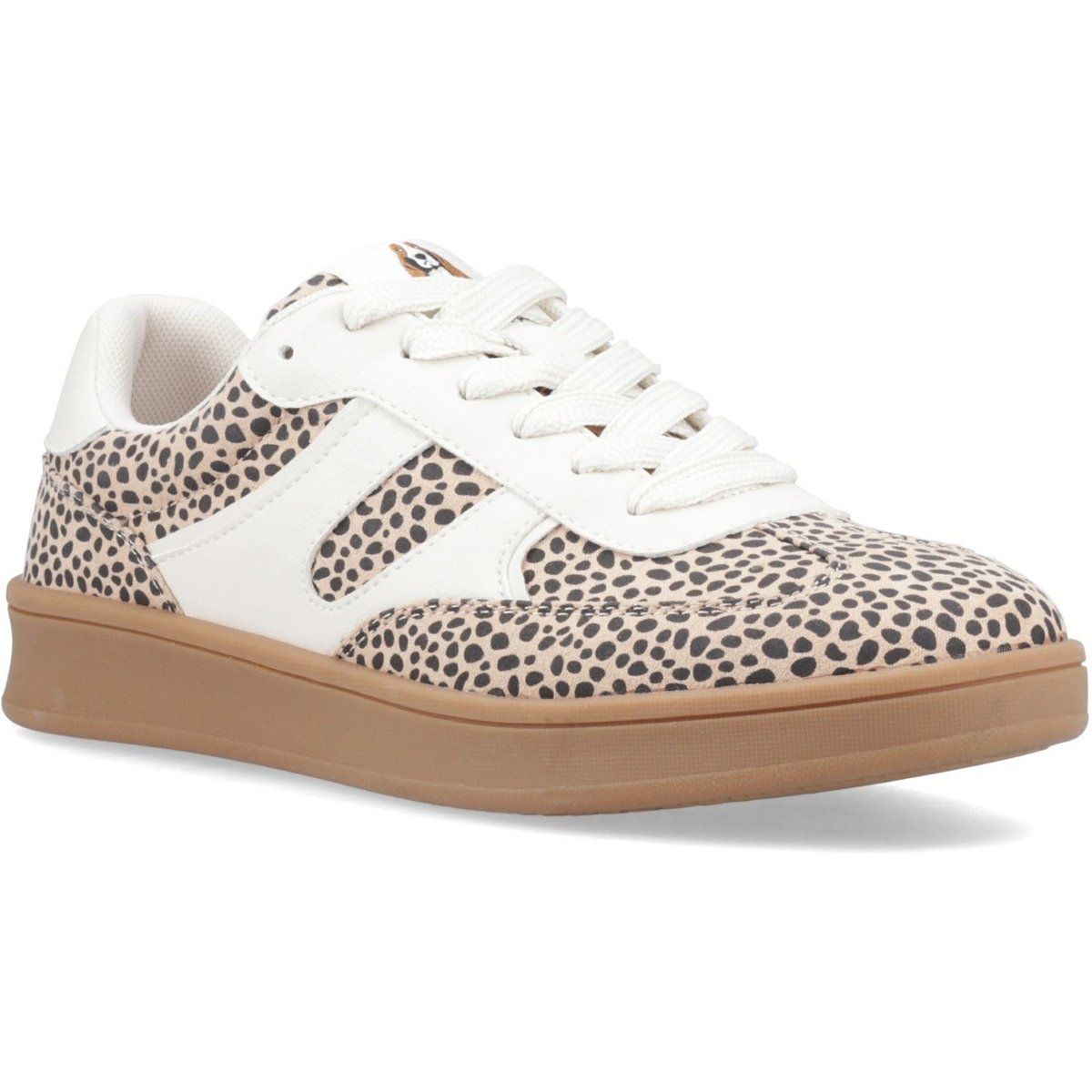 Hush Puppies Maura Textile Damen Sneakers mit Leopardenmuster