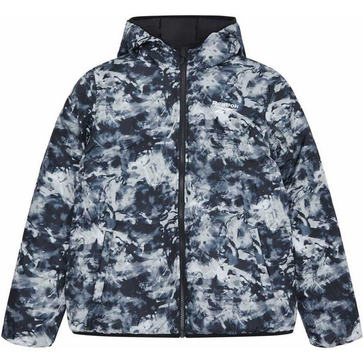 Reebok - "RB1501" Steppjacke für Herren, wendbar (Schwarz)