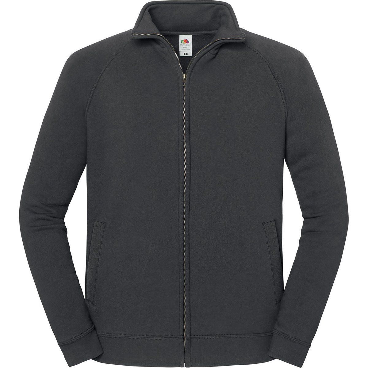 Fruit of the Loom Unisex Erwachsene Ikonische Premium Sweatjacke (Hellgrau)