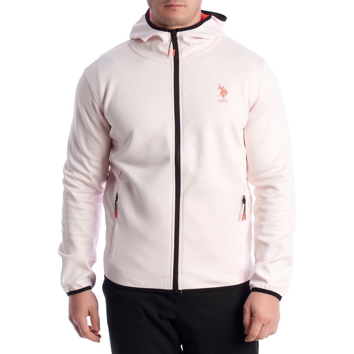 Herren Fleece Hoodie mit Reißverschluss