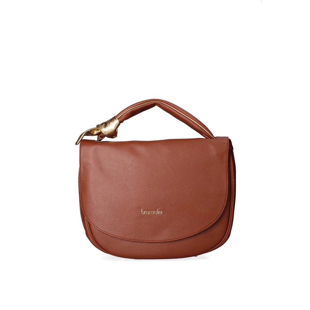 Elegante braune Ledertasche