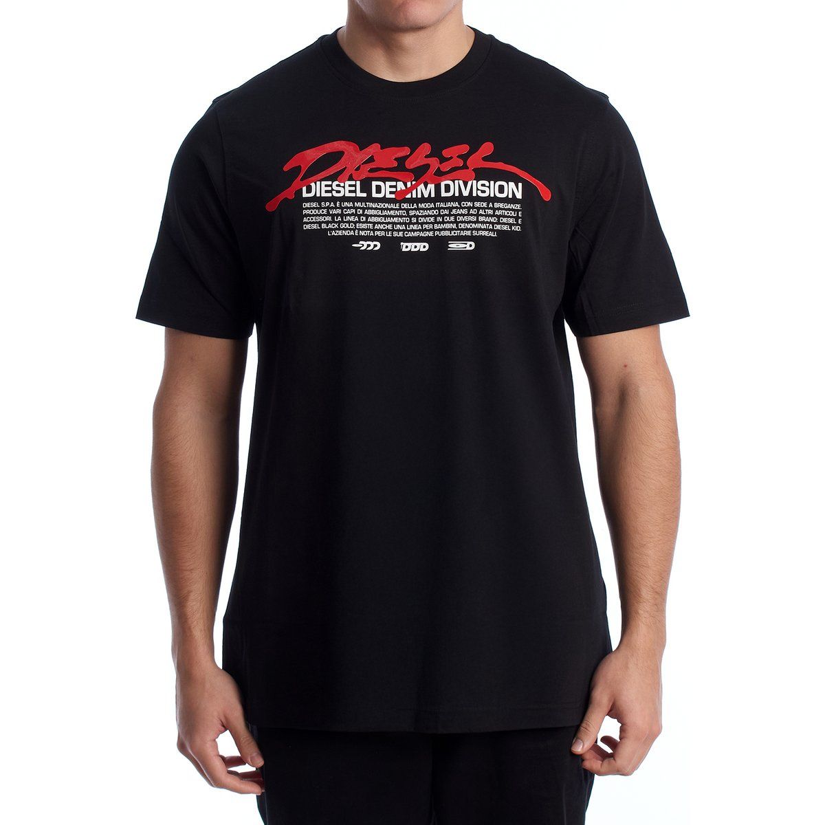 Diesel T-Shirt aus Baumwolle mit Grafikprint