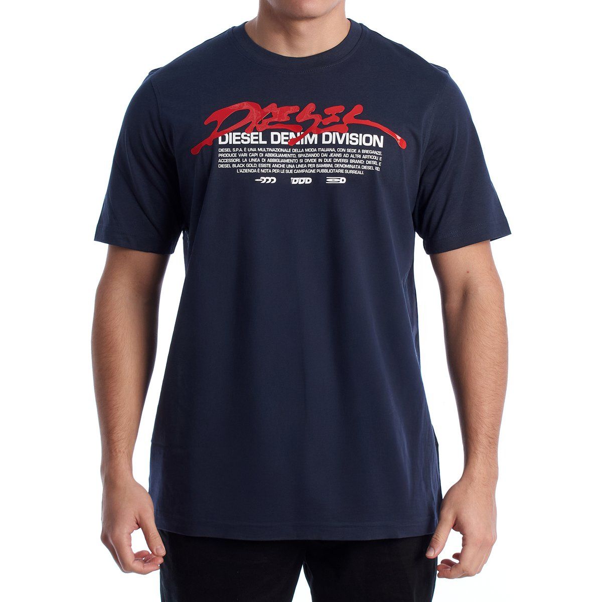 Herren Baumwoll T-Shirt mit Grafikprint