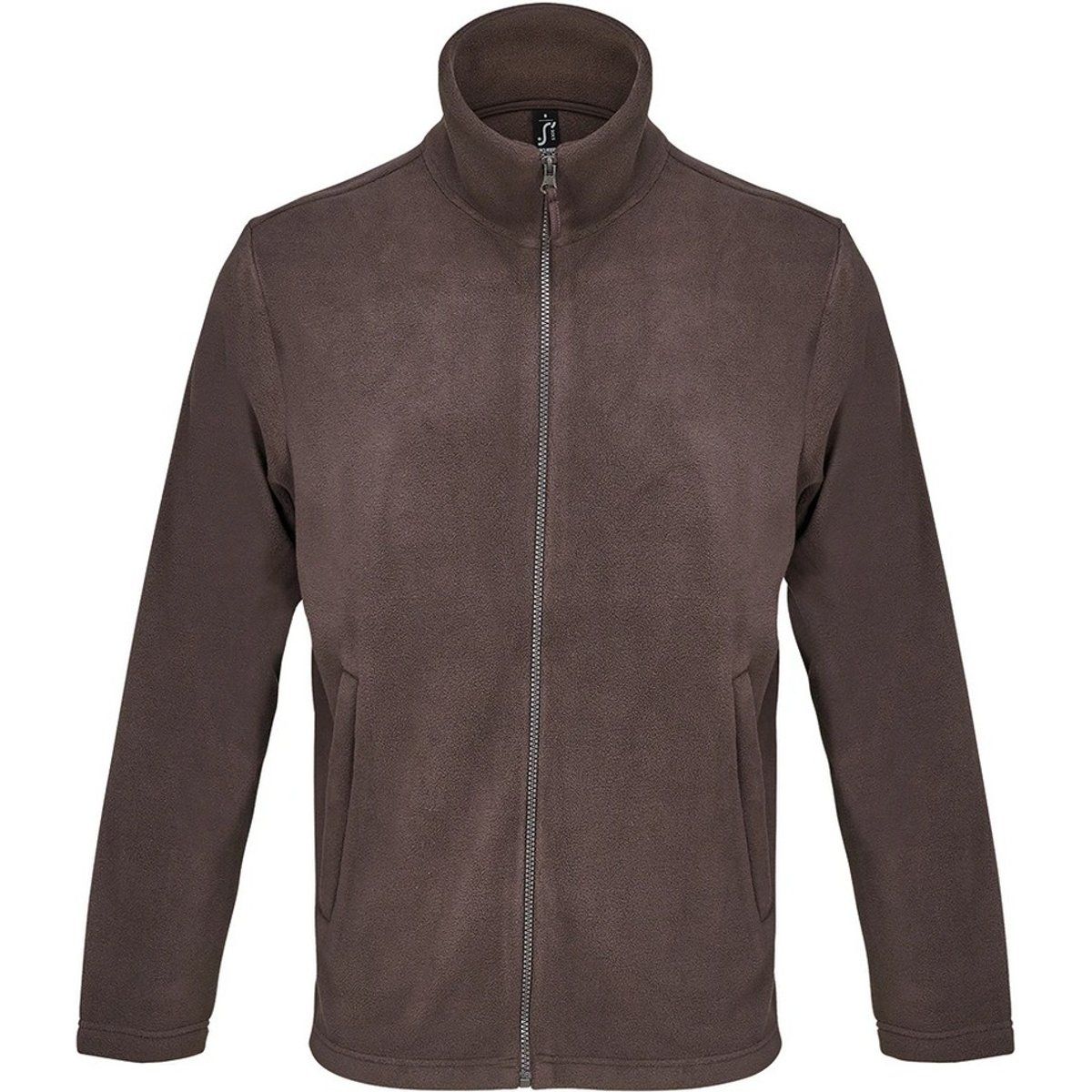 SOLS - Jacke für Herren/Damen Unisex, Micro-Vlies (Dunkle Schokolade)