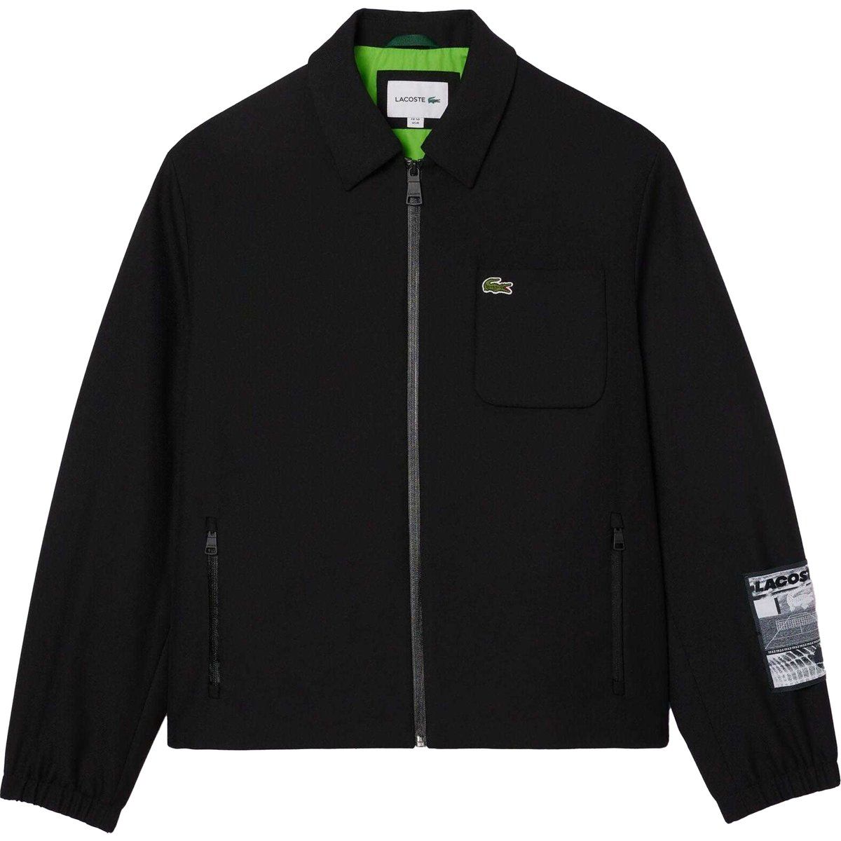 Herren Texturierte Jacke mit Reißverschluss