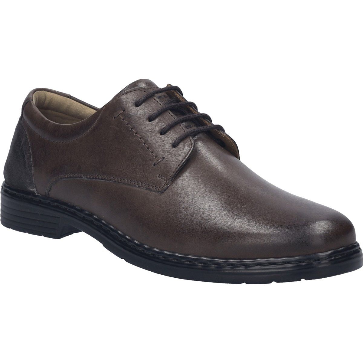 Klassischer Derby-Schnürschuh aus Leder
