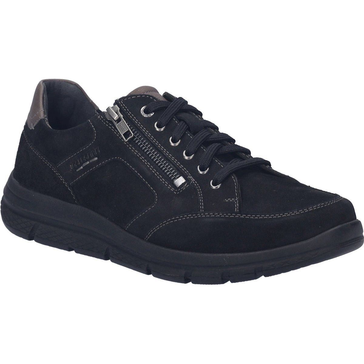 Schwarzer Herren-Lederschuh für Freizeit