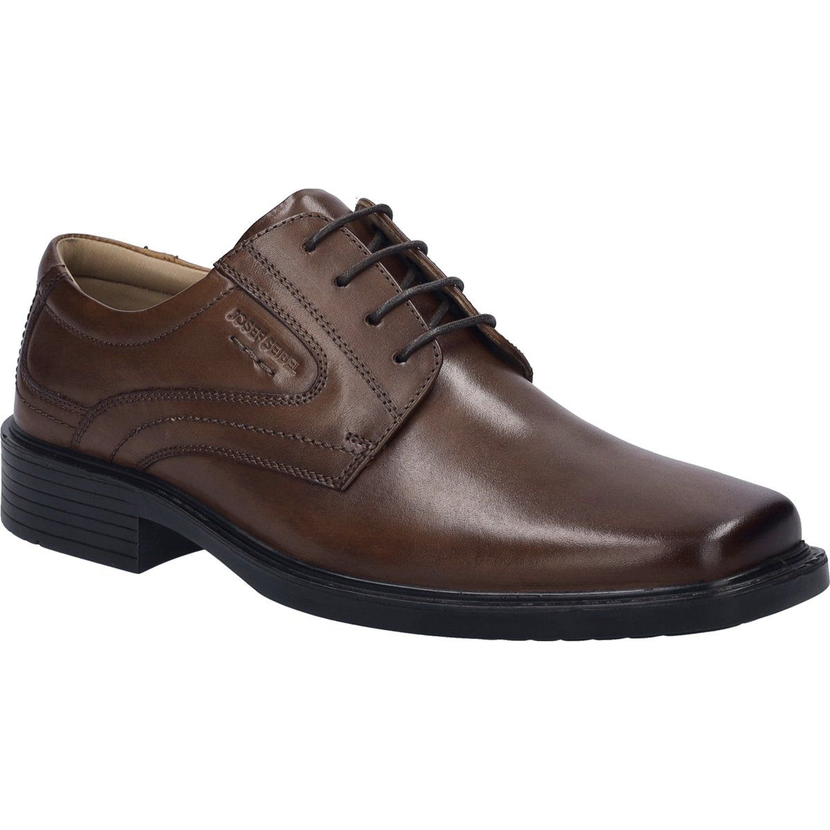 Klassische Derby-Schnürschuhe aus Leder