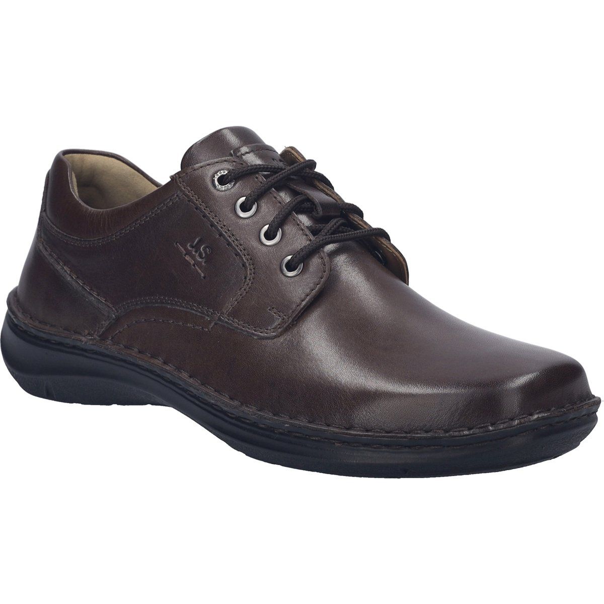 Klassische braune Derby Schuhe aus Leder
