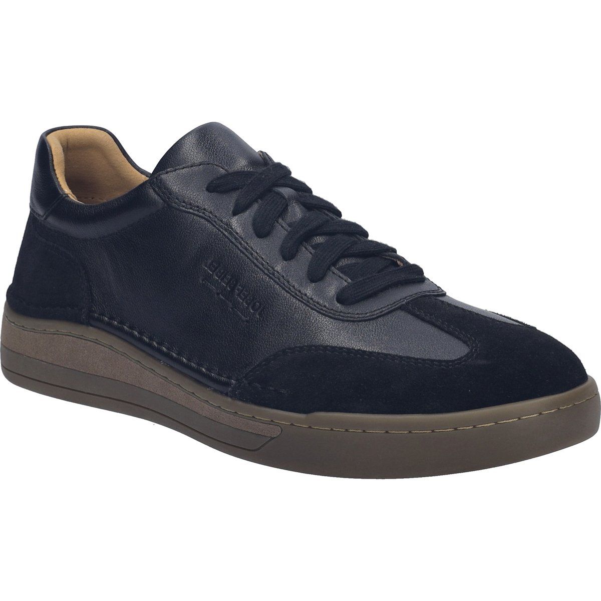 Herren Leder Sneaker Low-Top Freizeitschuh