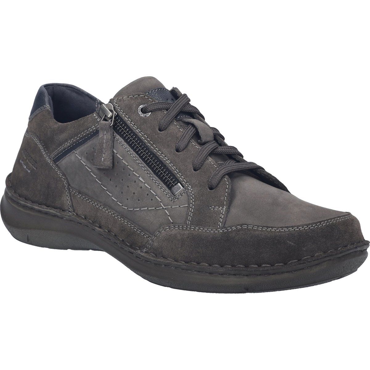 Bequemer Leder Freizeit Walking Schuh