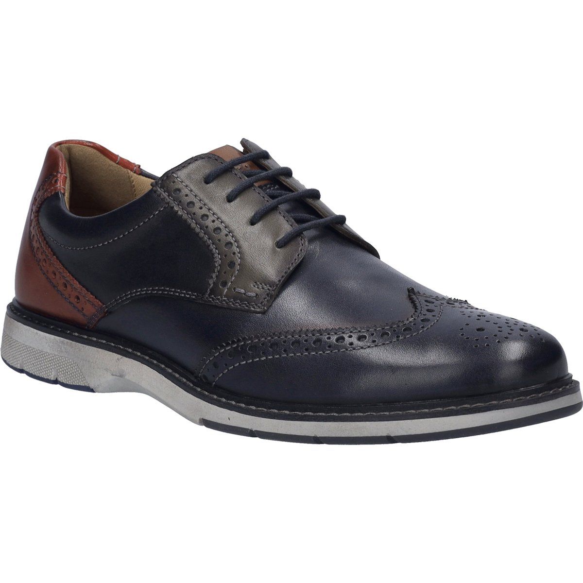 Brogue Lederschuhe mit Schnürsenkeln