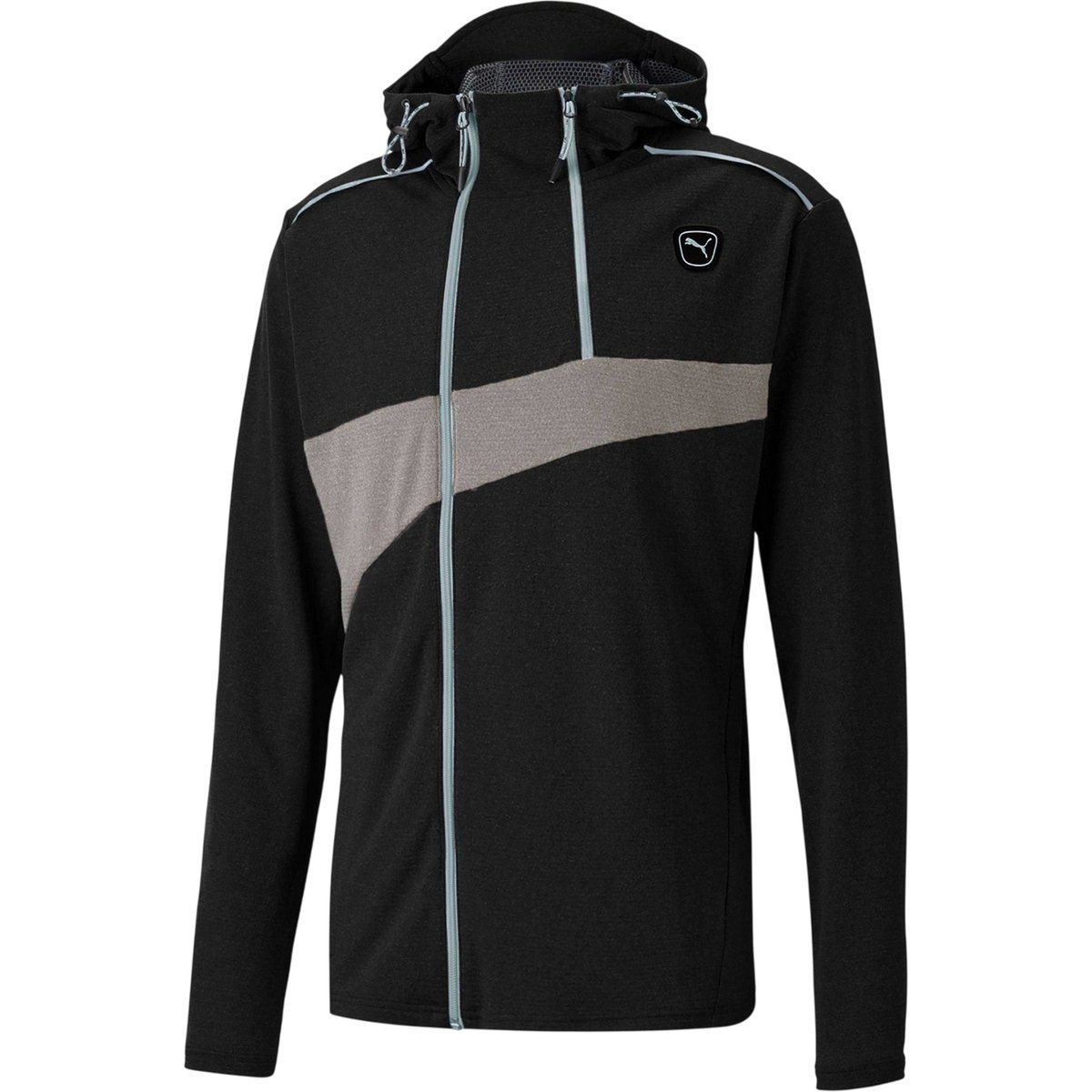 Herren Trainings-Hoodie mit Logo-Detail