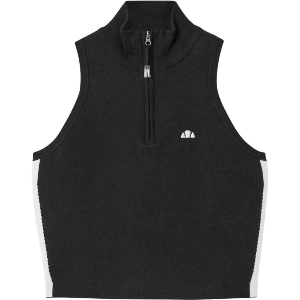 Ellesse - "Surista" Oberteil für Damen, mit kurzem Reißverschluss (Schwarz)
