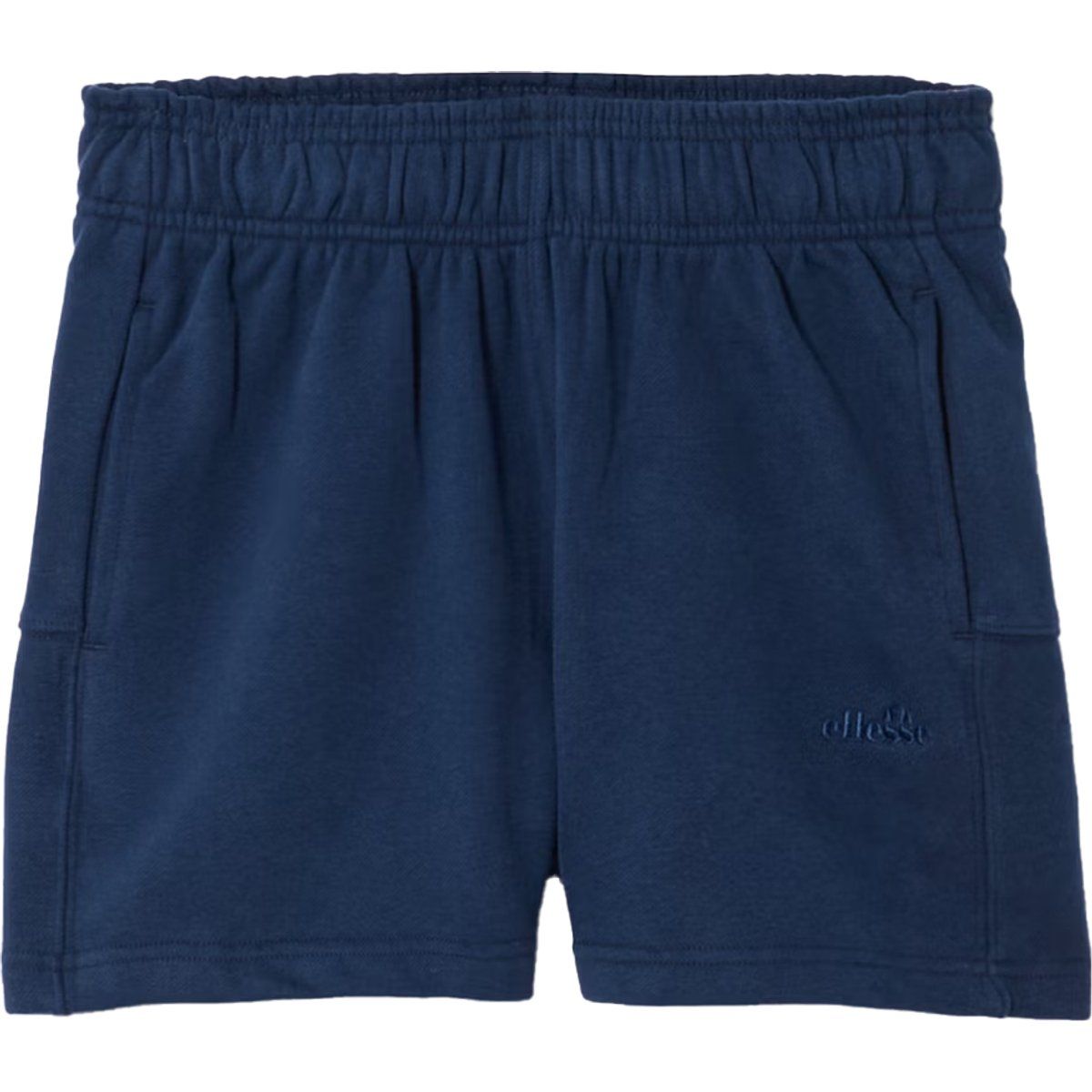 Marineblaue Fleece-Loungeshorts
