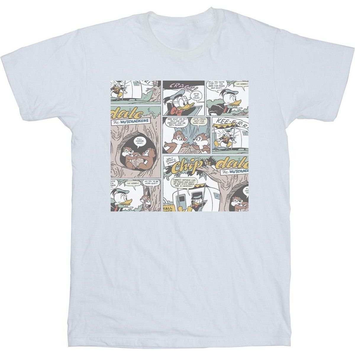 T-Shirt mit Comic-Streifen-Grafik