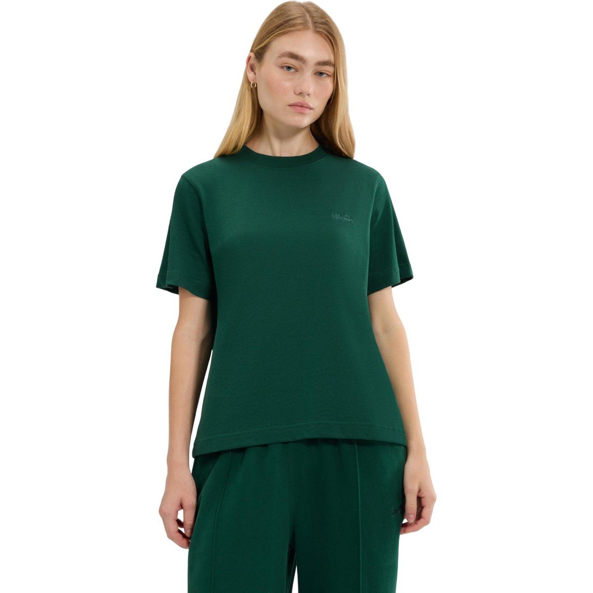 Minimalistisches T-Shirt aus Baumwolljersey