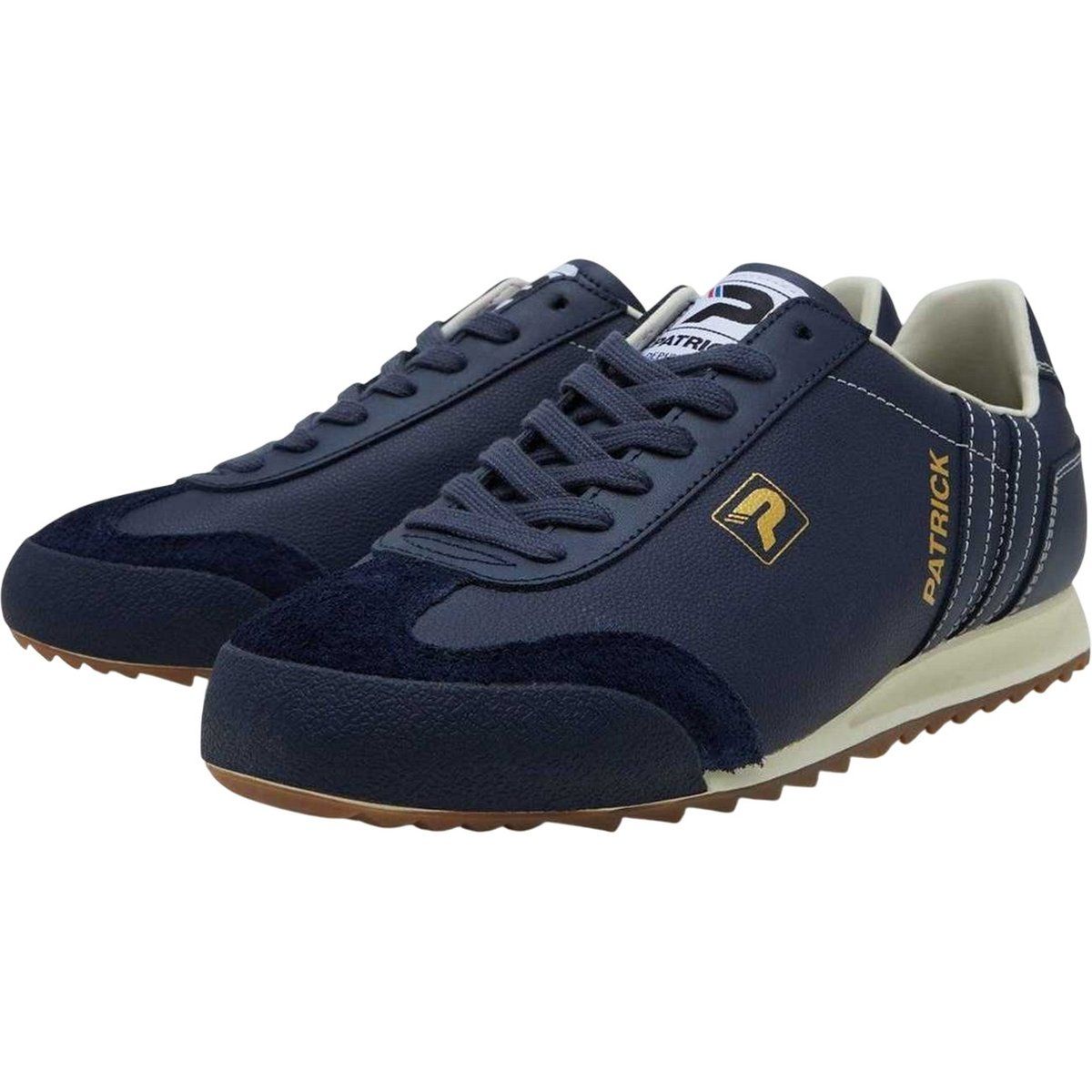 Patrick - "Liverpool" Sneaker für Herren, Leder (Marine/Naturweiß)
